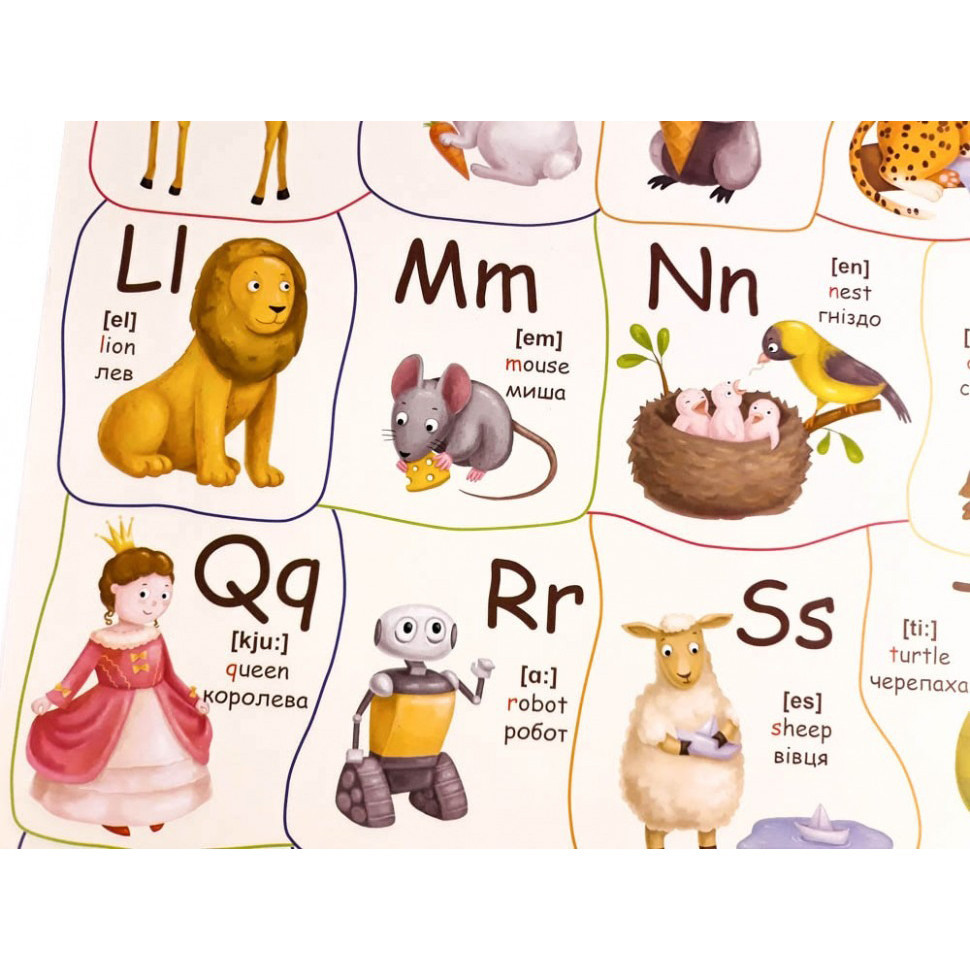 Плакат Англійський алфавіт 120499 Вінниця - фото 3