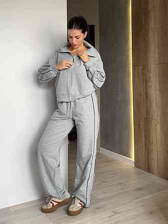 Женский стильный повседневный костюм двойка двунить Одесса