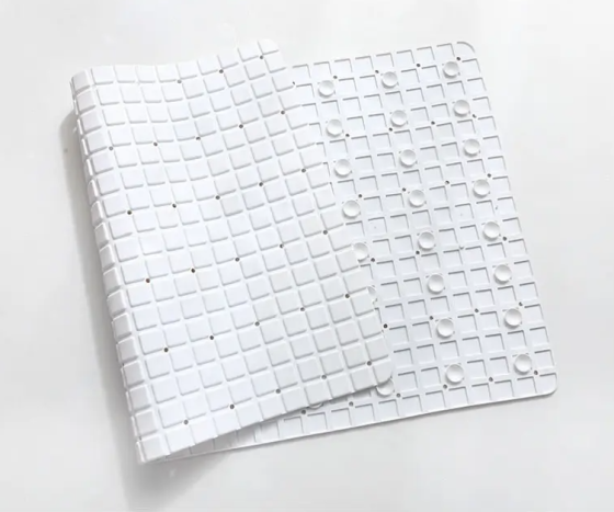 Килимок гумовий для ванної та душу колір білий Кам'янець-Подільський