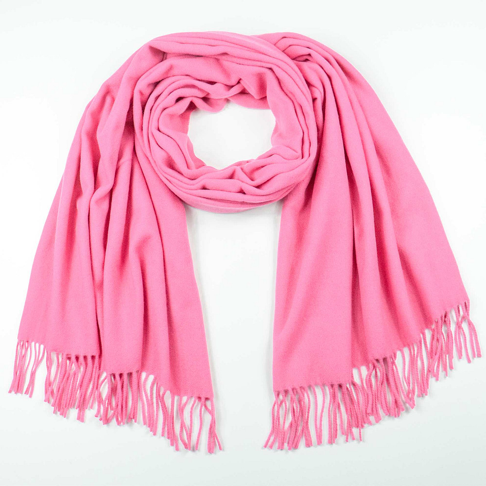 Шарф женский кашемировый 70х200 SAFALANO ярко розовый Сумы - изображение 1