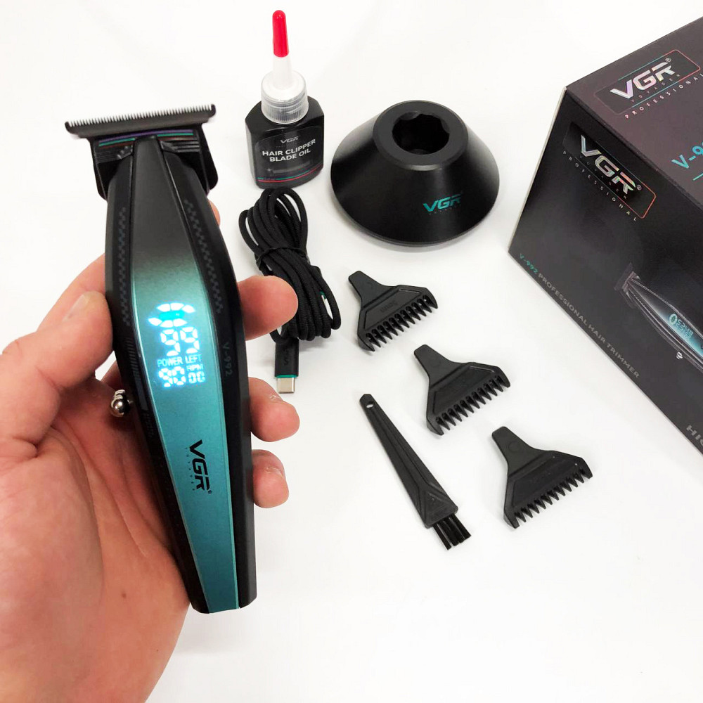 Машинка для стрижки волосся з регульованою довжиною, Набір для видалення волосся із зарядним пристроєм RU-60 Івано-Франківськ - фото 2