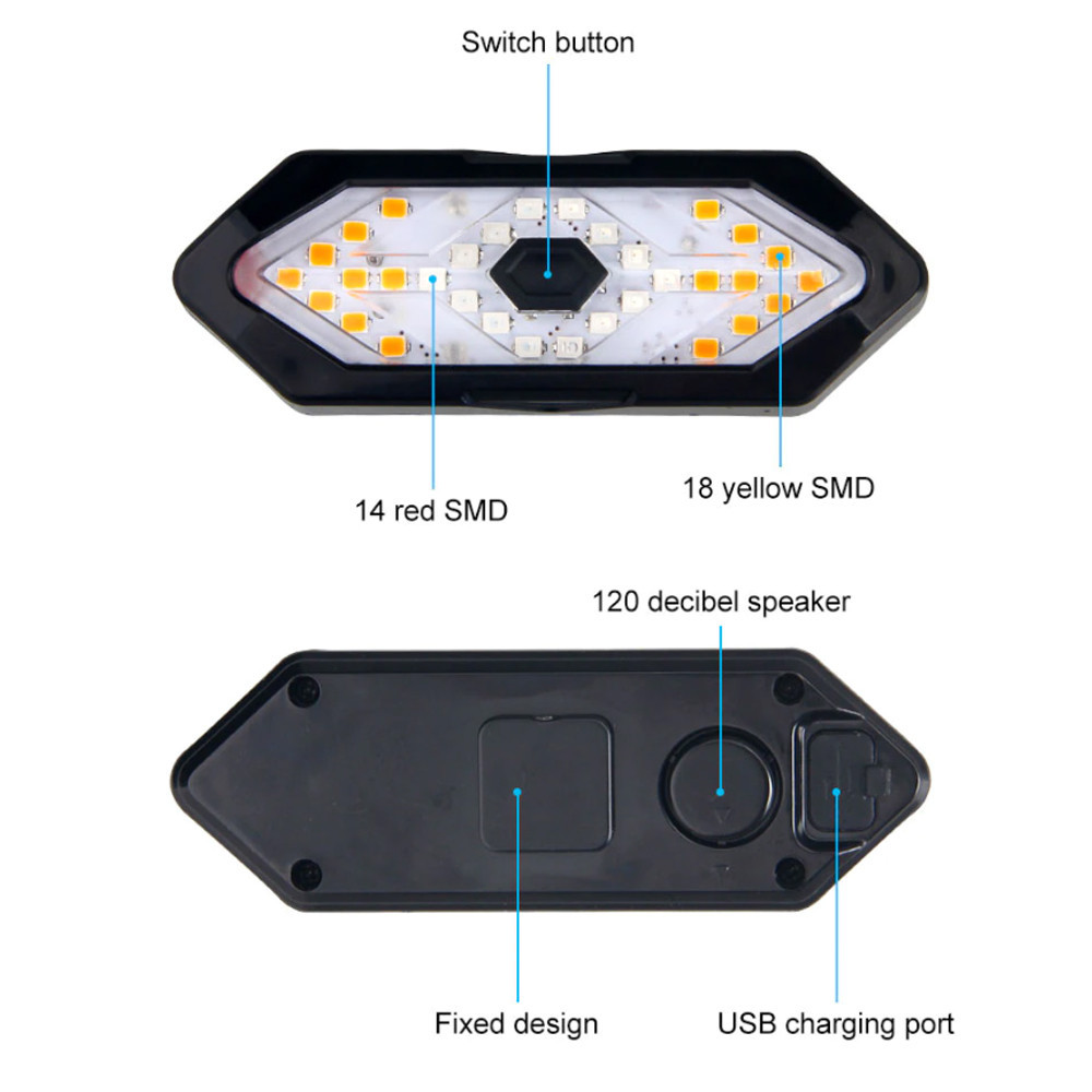 Подарочный набор для велосипедиста (Задний стоп с поворотниками и велофара с сигналом) Бровары - изображение 8