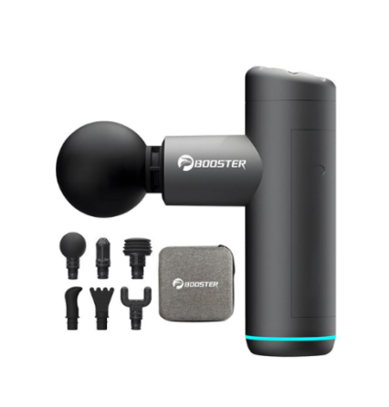 Перкуссионный массажный пистолет Booster Mini X 2500mAh (6 насадок) с кейсом Винница