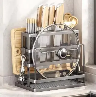 Кухонная подставка,настенная многофункциональная стойка для хранения AND-90-10-24pcs Коломия