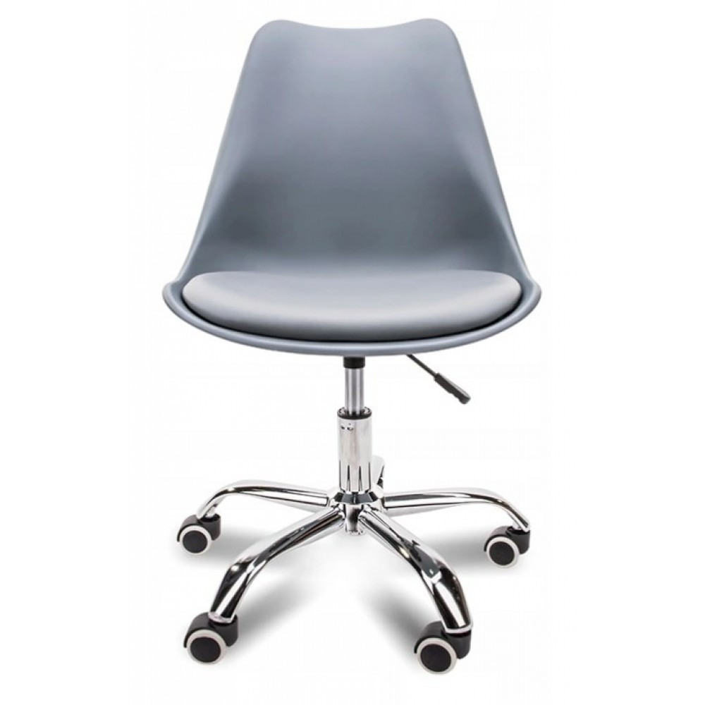 Кресло офисное компьютерное B-487 на колесиках рабочее для компьютера офиса дома Серый Киев - изображение 4