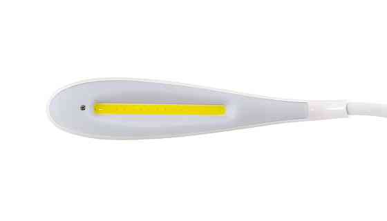 Лампа настольная гибкая MASTERTOOL сенсорный выключатель 3 режима 125х100х350 мм COB LED USB/3xAA ABS 94-0815 Ровно