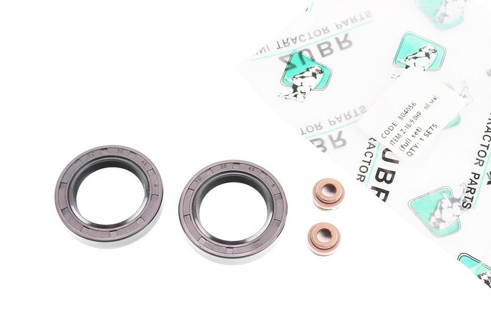 Сальник (30x45x8) колінвала + сальники клапанів, к-кт 4шт 173F/178F Киев - изображение 1