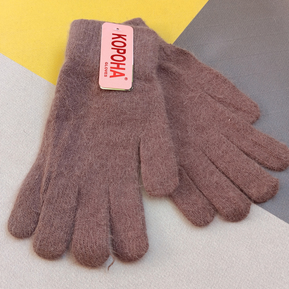 Теплі жіночі рукавички вовняні Київ - фото 1