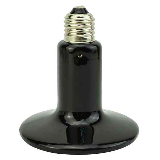 Керамическая инфракрасная лампа для обогрева террариума Киев