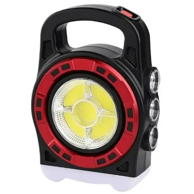 Мультифункциональный кемпинговый фонарь Hurry-bolt HB-6678C 20W с солнечной панелью и фукцией павербанка Коломия - фото 4