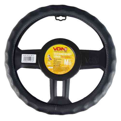 Чохол на кермо VLOD-24LC6 BK M чорний шкіряний з одним швом Харків