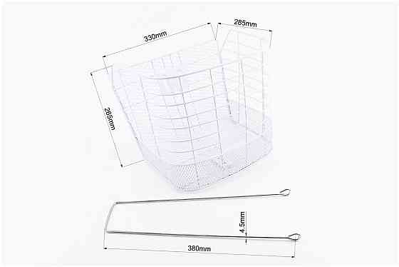 Кошик багажний передній 26", білий JL-CK055 (можливі подряпини, сколи, дефекти фарбування) Київ