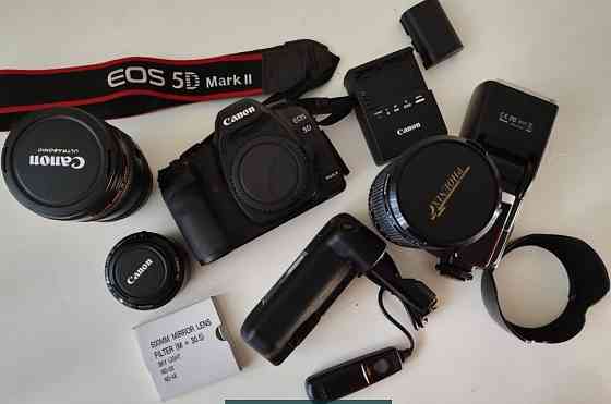 Фотоаппарат комплект: Canon 5D Mark II + Обьективы Phoenix 500mm. EF 24-105mm. Аксы. Киев