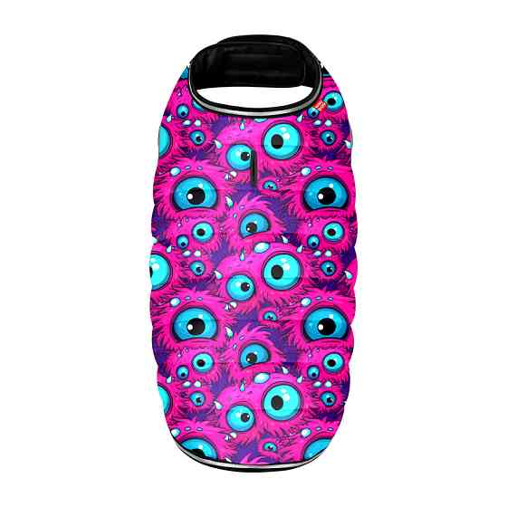 Курточка-накидка для собак WAUDOG Clothes, малюнок "Око монстра", M, А 37 см, B 52-62 см, С 36- Коломыя