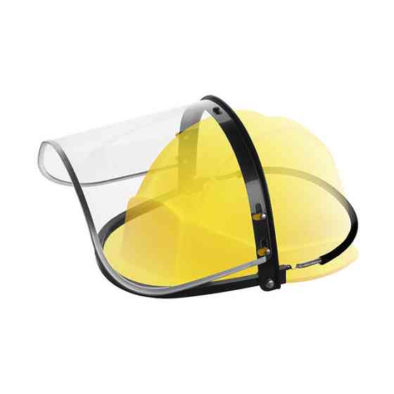 Экран защитный для лица, PVC, крепление на каску INTERTOOL SP-0034 Киев