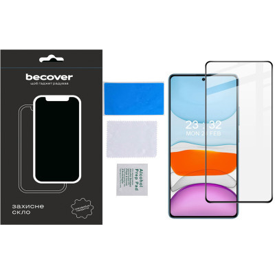 Скло захисне BeCover Xiaomi Redmi Note 13 Black (710363) Вінниця - фото 4