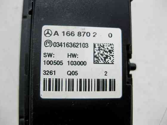 Mercedes-Benz  A1668702010 Блок кнопок: аварійка, парктронік, ECO ML W166 GL X166 Одесса