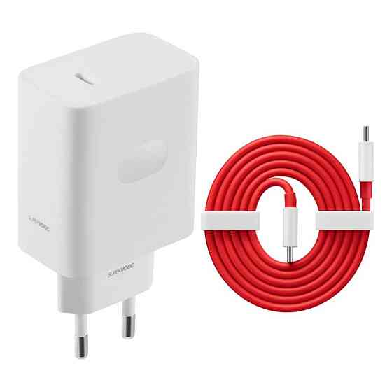 Зарядний пристрій OnePlus SuperVOOC 100W USB Type-C білий блок живлення для смартфона швидка зарядка Миколаїв
