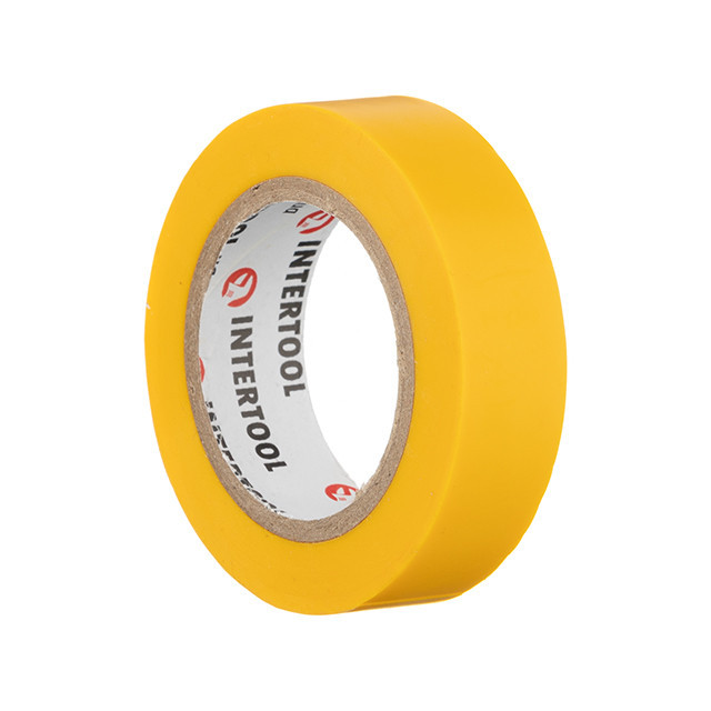 Стрічка ізоляційна 0.15мм*17мм*10м жовта INTERTOOL IT-0032 Киев - изображение 3