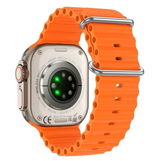 Розумний годинник Smart Watch HOCO Y23 Ultra, помаранчевий Винница - изображение 3