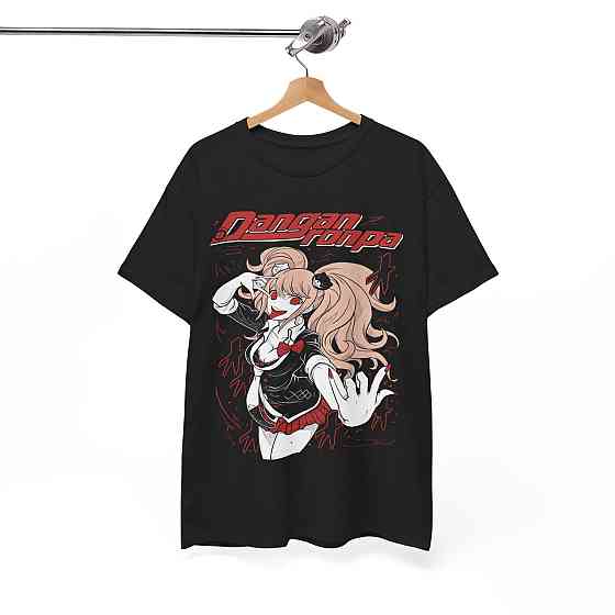 Футболка для мальчика аниме Аниме Джунко Еносхима Данганронпа оверсайз (рост от 165 до 180 ) Черний AnimeJ0102m Днепр