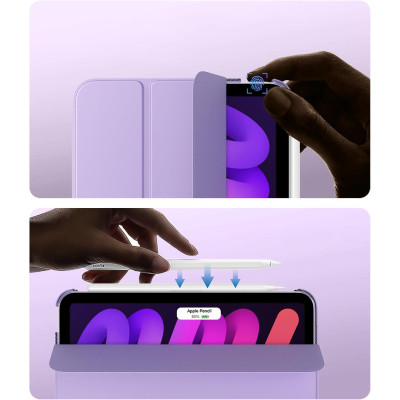 Чехол для планшета BeCover Tri Fold Hard BeCover Apple iPad Mini 7 2024 Purple (712455) Винница - изображение 3