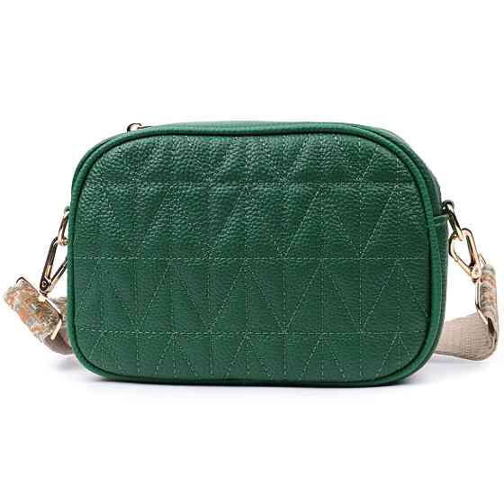 Жіноча сумка з натуральної шкіри Vintage 22613 Зелена Київ