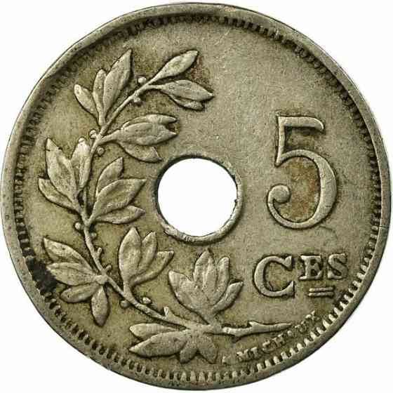 Бельгія 5 сантимів, 1923 Напис на французькому — 'ROYAUME DE BELGIQUE' Полтава