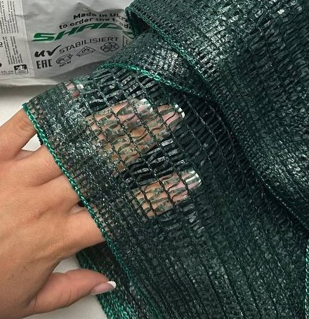 Сетка 45% 2*50 м затеняющая сетка от солнца, защитная сетка от града Днепр - изображение 2