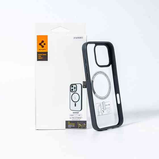 Чехол Spigen Magnetic Color для iPhone 16 черный Киев