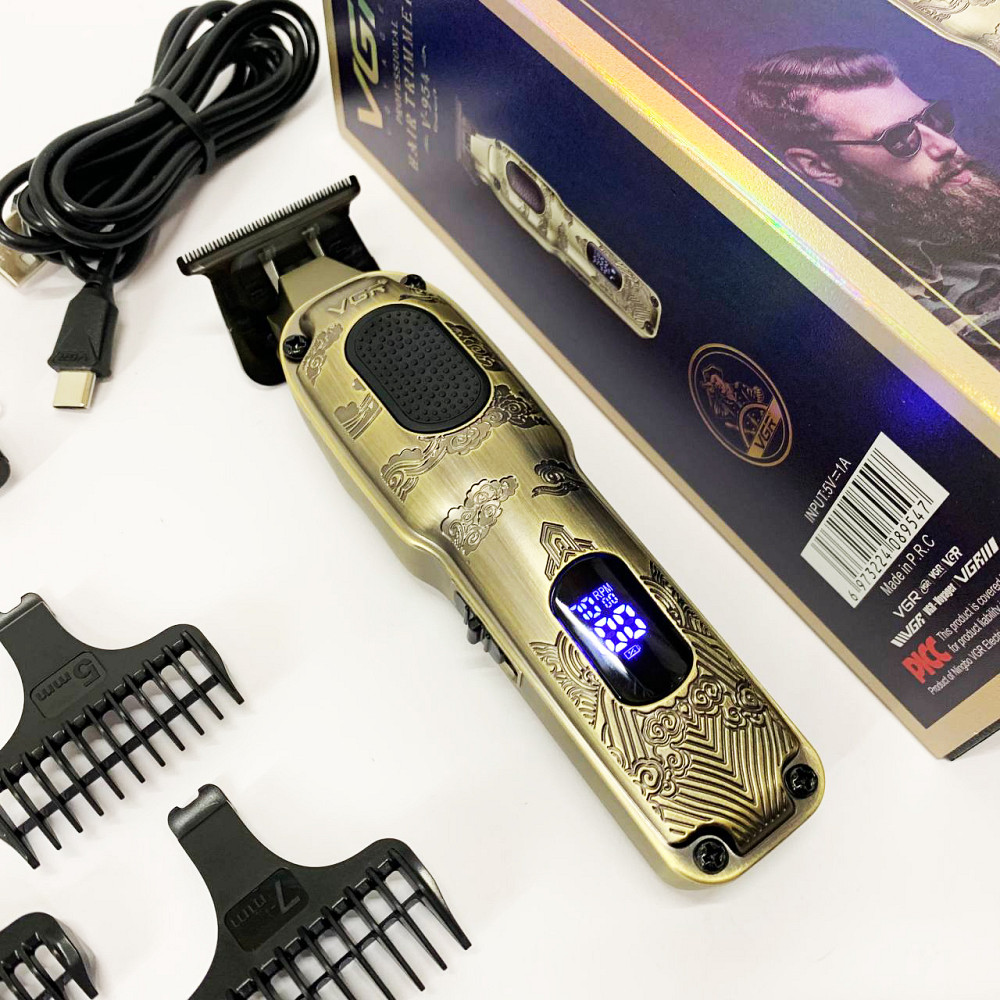 Мужской набор для стрижки волос беспроводной, Машинка для стрижки волос без шума, Триммер беспроводной VN-91 Львов - изображение 1