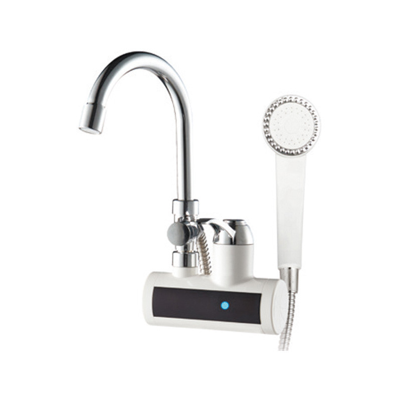 Кран-водонагрівач Zerix ELW22-W 3 kW для душу на стіну зі шлангом і лійкою (ZX4933) Чернівці - фото 1