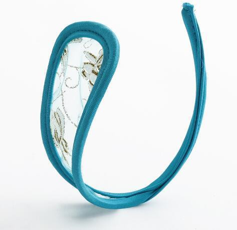 Труси без лямок з квітковим принтом one size блакитний Київ - фото 1