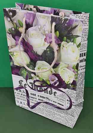 Паперовий пакет подарунковий Середній 17/26/8 (артSV-181) (12 шт.) Харків