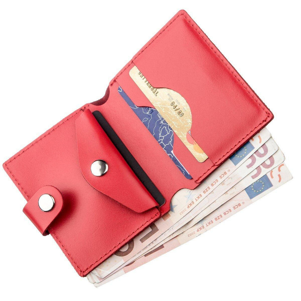 Портмоне вертикальне жіноче шкіряне з монетницею Червоне (SHVIGEL) Київ - фото 3