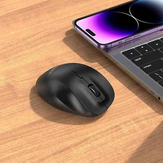 Миша бездротова Hoco GM24 Mystic six-button dual-mode business mouse, колір чорний 6931474799432 Одеса