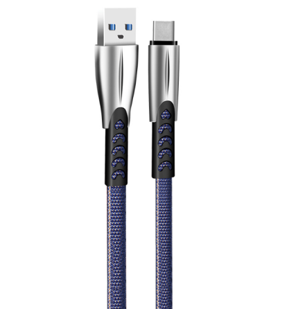 Кабель USB Type-C ColorWay CW-CBUC012-BL 2,4A 1м синій Житомир