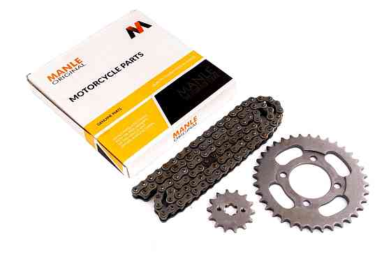 Зірки трансмісії (пара) Delta 428-14T + 428-36T (+ланцюг 108L) (сталь 20) MANLE Київ