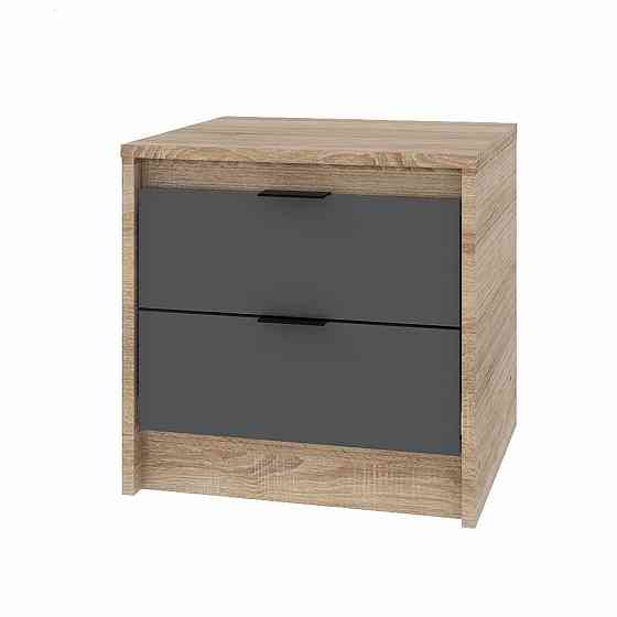 Тумба приліжкова Еверест Сіті-450 45,2х38х44,2 см Дуб сонома/Графіт (DTM-071089) Львів