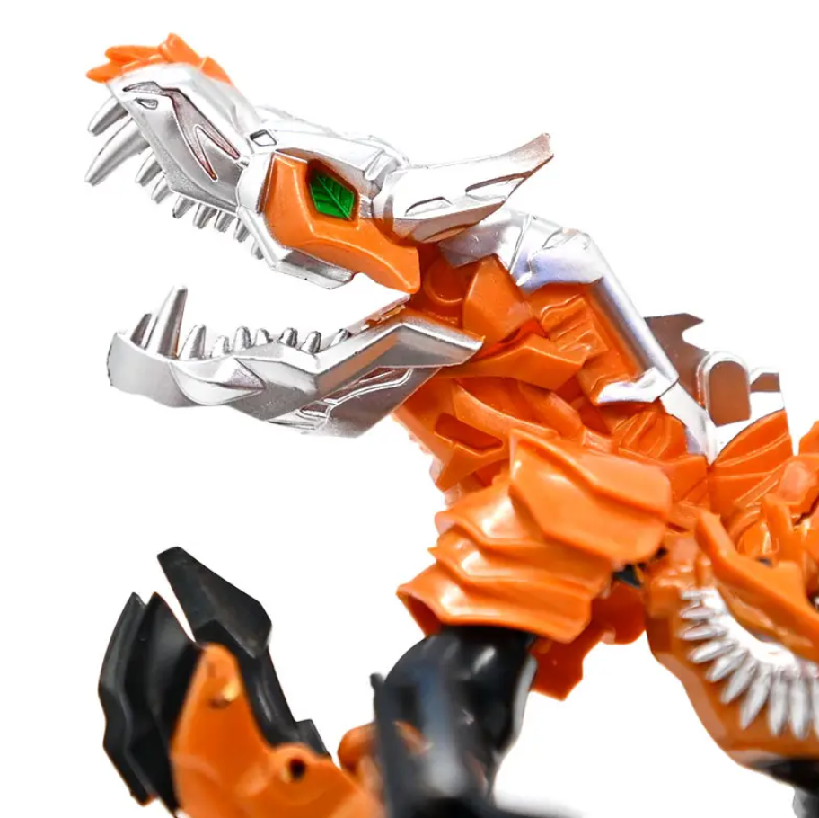 Трансформер робот-динозавр 18-4-21 см Помаранчевий (D 588-3) Чернігів - фото 3