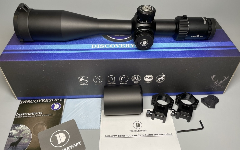 Оптический прицел Discovery LHD 6-24x50 IR FFP Оптичний приціл оптика.  Оригінал! Киев - изображение 7