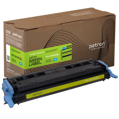 Картридж Patron HP 124A (Q6001A) cyan Green Label (PN-124ACGL) Винница - изображение 1