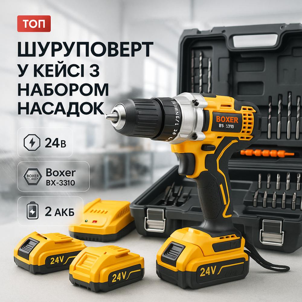 Мощная дрель-шуруповерт аккумуляторная бесщеточная, Мощная аккумуляторная отвертка, Электро шуруповерт VA-17 Львов - изображение 10