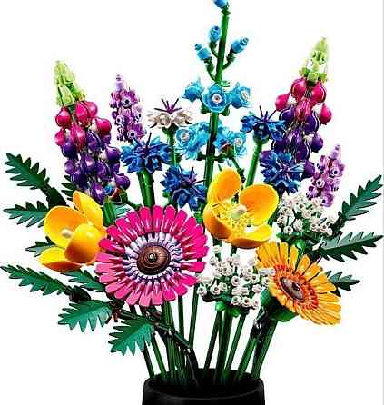КОЛЬОРОВА КОРОБКА‼️ Botanical Букет польових квітів на 939д. як Lego. Харків