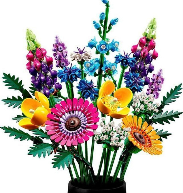 КОЛЬОРОВА КОРОБКА‼️ Botanical Букет полевых цветов на 939д. как Lego. Харьков - изображение 3
