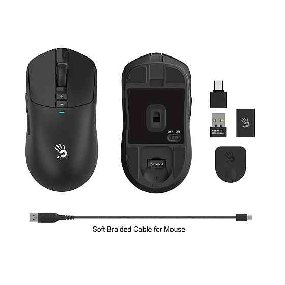 Миша бездротова Bloody R72 Pro Black ( Чорний ) Харьков