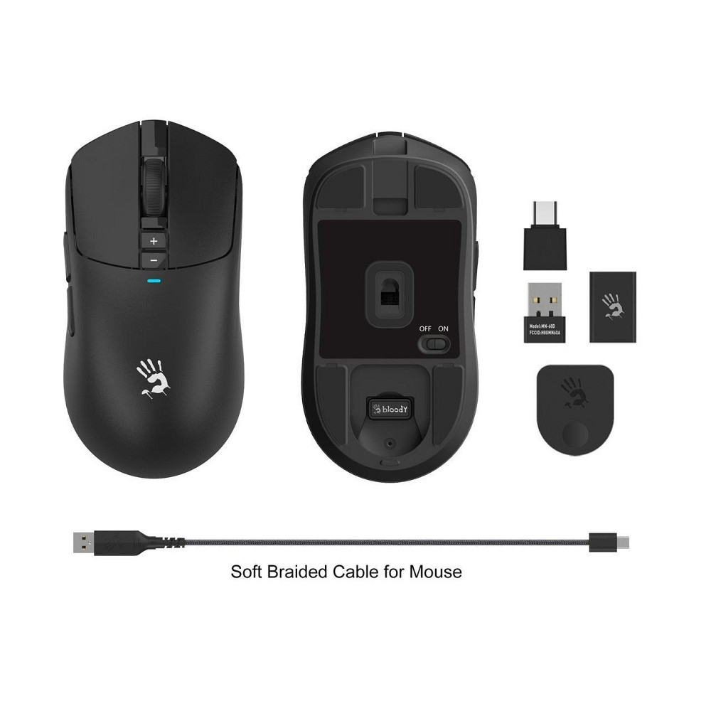Миша бездротова Bloody R72 Pro Black ( Чорний ) Харьков - изображение 3