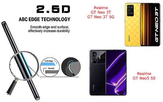 Захисне скло ArmorGlass для Realme GT Neo 3T, GT Neo 3T 5G, GT Neo5 SE – стійке до подряпин та ударів Київ
