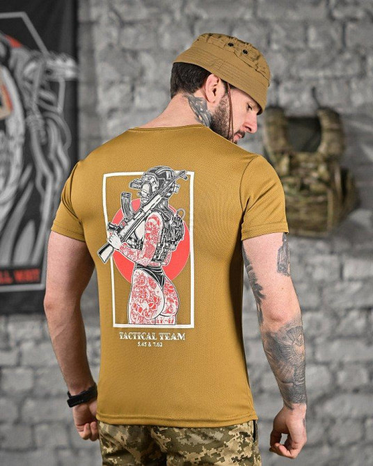 Тактическая потоотводящая футболка подруга кайотДЛ6444 Одесса - изображение 1