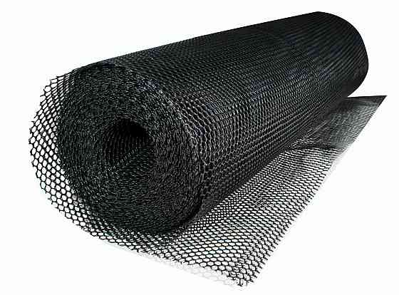 Сітка пластикова 6*8 1м*30 м від кротів чорна Сота Дніпро